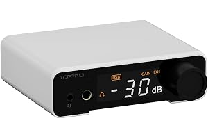 Topping DX1 II Gaming HiFi DAC-hörlursförstärkare – ES9039Q2M-avkodare 1000 mW × 2 helt symmetrisk hörlursförstärkare, förför