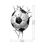 Sucastle® 38CMx55.8CM PVC DIY 3D Wanduhren Modern Design Acryl Wanduhren Wandtattoo Dekoration fürs Wohnzimmer Kinderzimmer Nostalgie Wanduhr ohne Tickgeräusche Wanduhr Europäische Vintage Handarbeit 3D Dekorative Zahnrad aus Holz