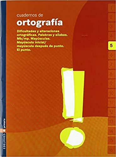 Cuaderno de ortografia 5 Primaria