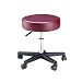 Produktbild Rollhocker Solo mit Tellersitz, 42 - 55 cm hoch, burgund