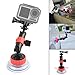 Produktbild Jamicy® Kamera Klammern, Universel Bracket mit Sucker für DJI Osmo Action, GoPro Hero 6, Auto Windschutzscheibe Saughalterung Fix Bracket Desktop Stand