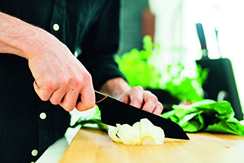 Fiskars Santoku-Messer, Modernes Design, Gesamtlänge: 29 cm, Qualitätsstahl/Kunststoff, Edge, 1003097 - 2