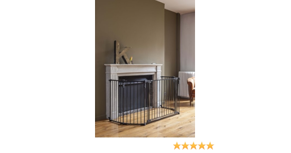 Quax Barriere Pare Feu Grand Modele Noir Amazon Fr Bebe Et Puericulture