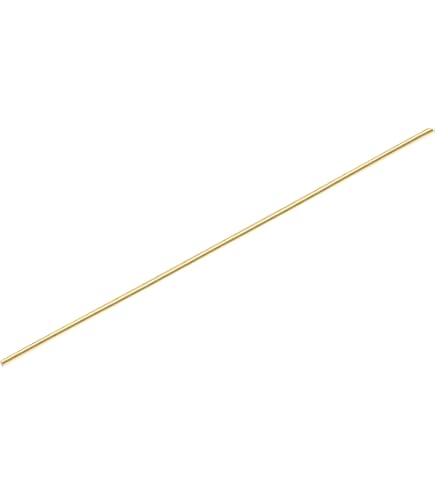 DMiotech Messingstab Massiv – Ø 25 Mm, Länge 100 Mm, Aus Vollmaterial, Schneidbar & Polierbar – Für DIY, Modellbau, Wellen & Griffstifte