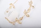 LI&HI Vintage Retro Griechisch elegant Damen Süß Forest Queen verlässt Haarbander Haarbänder Stirnband Haarreif Haarbänder Haarschmuck Stirnschmuck Hochzeit Haar wrap (Vollkreis Blätter) - 
