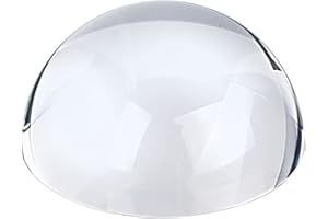 Ten Presse-Papier Transparent Demi-sphère en Verre Transparent cod.EL35012 cm 3,5h diam.8 by Varotto & Co.