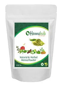 HENNAHUB HERBAL Henna Powder 100% Pure Ayurvedic Product 1kg with Natural Herbs