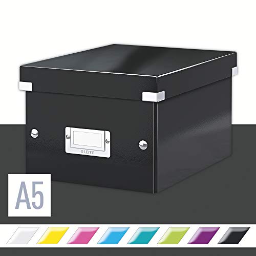 Leitz Boîte de Rangement A5, Click & Store, 60430095 - Petit, Noir
