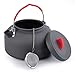 Produktbild Camping Wasserkocher Camp Tee Wasserkocher Camping Kaffeekanne Aluminium 1.4L Outdoor Wandern Wasserkocher FDA genehmigt Camping Gear Portable Teekanne Wasserkocher Kompakt und leicht mit Silikongriff