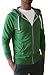 Produktbild BANQERT Herren Hoodie BASIC PRINCIPLE , FAIRE Loehne , Männer und Jungen Zip Pullover , Zipper Sweater Kapuzenjacke , Kapuzenpulli Sweatshirt , Hoody Pulli Jacke , Sweatjacke Kapuzenpullover , Grün S Small