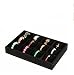 Produktbild Revesun Collection Klassische Uhrenbox Displaybox mit Glasfenster, Platz für 5 Uhren, Schwarz, 23, 12 slots