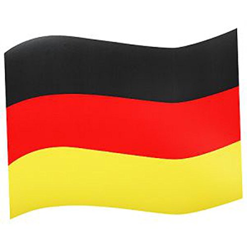 2 x Fanartikel Deutschland Automagnet Metall Fahne Flagge Auto Magnet EM