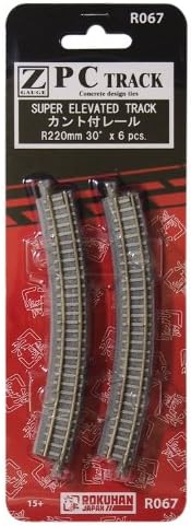 Z gauge R067 PC cant track with rail R220-30 ‹ (6 bottles)