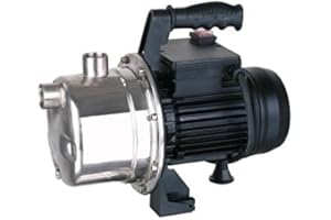 Spid'O 2074 Jetinox 1200, Pompe d'Arrosage Jetinox 1200, Corps en inox, 1200 W, débit max 4.5 m3/h, pression max 5 bar Noir