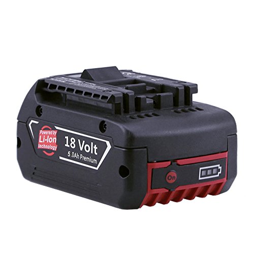 Für Bosch Akku 18V 5.0Ah Li-Ion Werkzeugakku ErsatzAkku Professional BAT609 BAT610G BAT618G BAT620 Eagglew