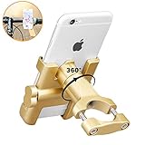 Rotación de 360° - Gire la junta de rótula giratoria en cualquier posición que proporcione el mejor ángulo de visión para usted: vertical, horizontal o diagonal. Soporte para teléfono le ayuda a grabar videos estables, fotos para Facebook Live, Periscope y otras plataformas de comunicación en tiempo real