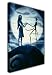 Produktbild Kids Wall Art Prints auf Leinwand Bilder Nightmare Before Christmas Animation Landschaft Hollywood Movie Foto Druck Bild, canvas, 1- A3 - 12" X 16" (30CM X 40CM)