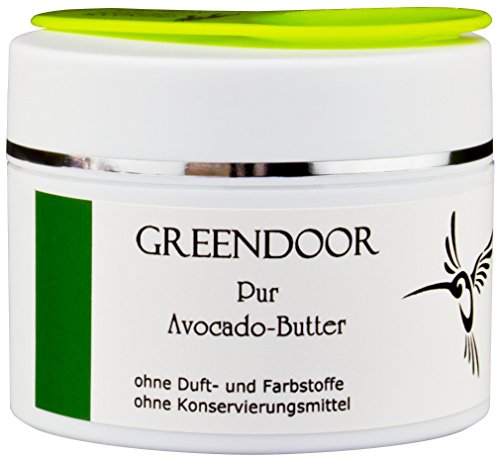 PUR Avocadobutter - 100 ml, 100% rein, nur physikalisch raffiniert, vegan, aus der Naturkosmetik Manufaktur, Avocado Butter inklusive Kosmetikspatel