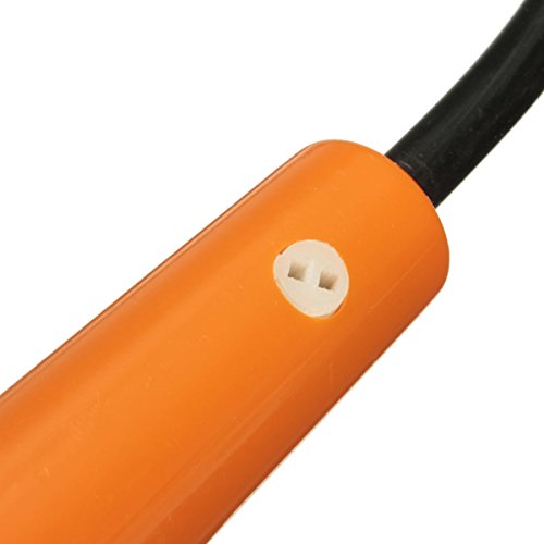 5PCS Brandmalerei Lötkolben Set, GOCHANGE Brandmalkolben mit 3 Tipps 30W 220-240V, Brandmalgerät Holz brennen Pen Set für Holz Leder Gravieren Skulptur, Orange - 8