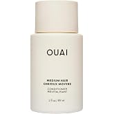 OUAI Medium Travel Size Conditioner - Moisturizing Conditioner with Coconut Oil, Babassu Oil and Keratin - Strengthens, Repai