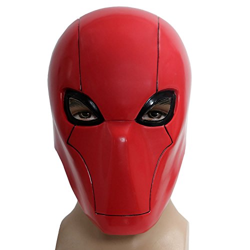 Red / Schwarz Head Hood Maske Cosplay Helme Halloween Cosplay Maske Karnevals Kostüm