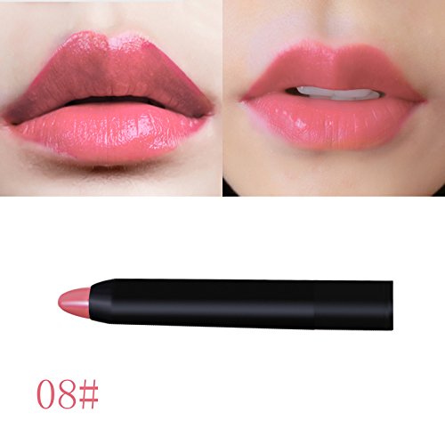 12colors Waterproof Lip Gloss Pencil Lipstick Pen Makeup Rouge Long Lasting