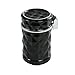 Produktbild Aschenbecher,Diamant Facettierter Auto Aschenbecher Solide Winddicht Retro Tragbar Modern, Schwarz, 6.9 * 11.2Cm