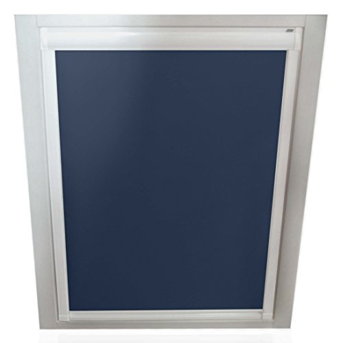 Verdunkelungsrollos für Roto Fenster - Profilfarbe Weiß - Deutsches Markenprodukt (auch mit silbernen Profilen erhältlich)