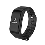 Fitness Tracker Pedometer Watch, Bluetooth Smart Wristband With Blood Pressure, Oxygen, Heart Rate, Fatigue Monitor, Data Synchronization and Saving(Black)