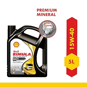 Shell Rimula R3X 15W-40 API CH4 Plus Heavy Duty Diesel Engine Oil (5L)