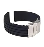 Rcool 18mm Dauerhaft wasserdicht Silikon Kautschuk Band Bereitstellung Schnalle Sport Armband