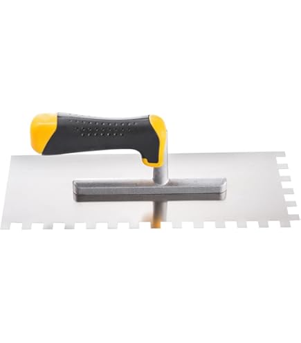 WERKFIT Profi Zahnkelle Edelstahl 6mm - Gezahnte Glättekelle Mit Holzgriff Aus Österreich