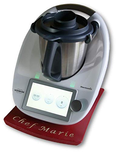 Planche pour Thermomix Tm5 et Tm6 Rouge (couleurs et texte personnalisable)