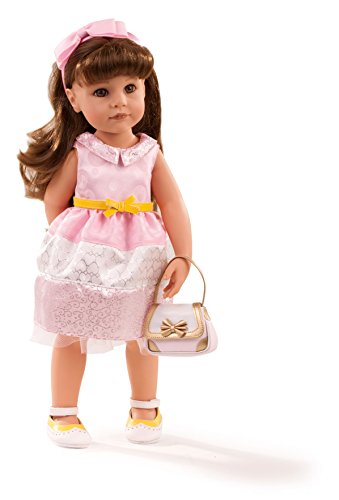 Happy birthday Hannah brown hair doll with 16 pieces