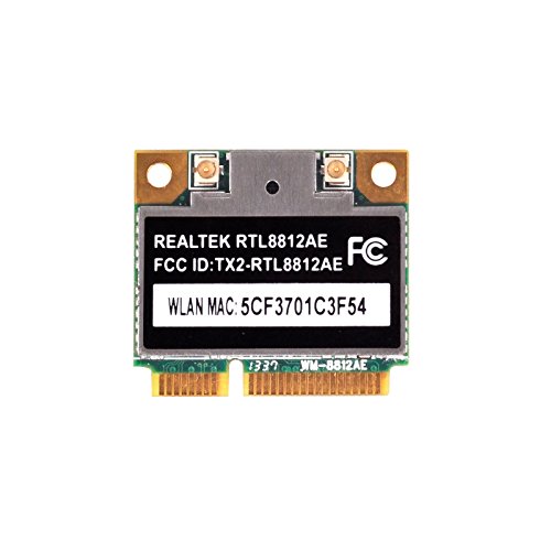 SilverStone SST-ECW02 – WIFI Mini PCI-E Erweiterungskarte, 802.11ac/a/b/g/n, 2.4GHz/5GHz Dual band, 2T2R, MIMO - 5