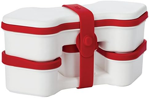 OXO BENTO BOX (Red / White) 1272981 (Japan Import)