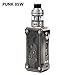 Produktbild Teslacigs PUNK E Zigarette/E Shisha Set, 85W Elektronische Zigaretten Mod Box Kit, 0,15Ohm Verdampferköpfe, 2.0ml Top Refill Verdampfer, E Cig-Damp / VW / TC-Umb, LED-Schirm-Anzeige, ohne 18650 Batterie, ohne NikotinFarbe in GewehrMetall