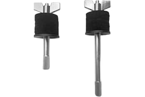 VOANZO 2 apiladores de platillos de 4,1 Pulgadas + Soporte de platillo de 5,9 Pulgadas, Accesorios para Instrumentos de percusión