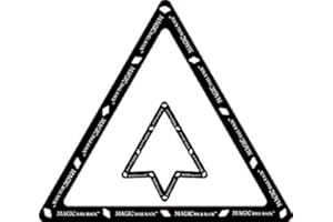 Magic Ball Rack Pro 9- & 10-Ball + 8-Ball Billard Aufbauschablonen Set mit 2 Stück