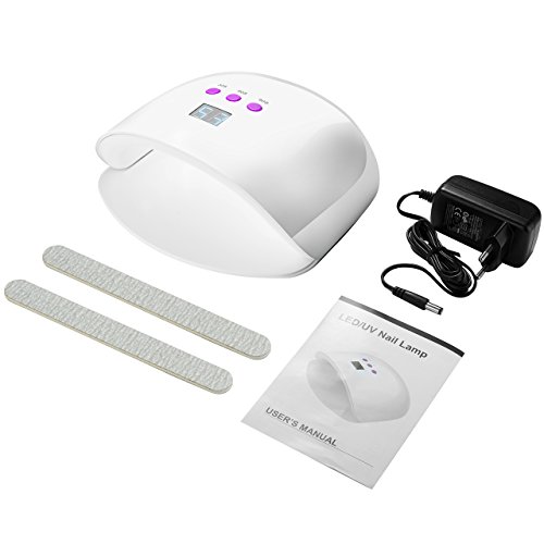 LiSmile Professionelle UV- und LED-Nagel Lampe und Nageltrockner, mit 3 integrierten Zeiteinstellungen, LED-Display für Schellack- und Gel-Nägel, Maniküre / Pediküre-Nageltrockner - 7