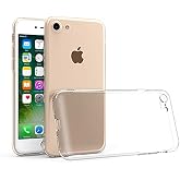 iPhone 7/8/SE 2020/SE 2022 Uyumlu Kamera Korumalı Darbe &Ouml;nleyici Ultra Slim TPU Şeffaf Silikon Kılıf (Şeffaf, iPhone 7/8/SE 2