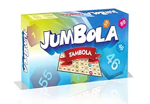 JUMBOLA Tambola Premium Quality Tambola Game Set with Jumbo Size Number Tokens and 600 Exclusive Quality Tickets for Ladies Kitty Party & Family