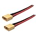 Produktbild Jamicy 2 stücke von XT60 Batterie-buchse Stecker mit Silikon 14 AWG Draht Heiß