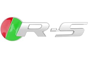 WANDEFA Car Badge Emblem for Jaguar R S XF XE XJL XJR F-PACE, Car Body Self Adhesive Sticker Decals Decorations Exterior Styling Accessories,F