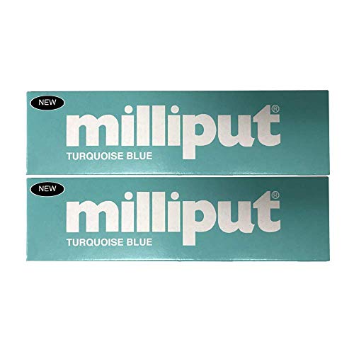 Milliput Masilla Expoxídica - Azul Turquesa 113.4g Kit - 2pk