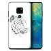 Produktbild eSwish Hülle/Case für Huawei Mate 20 / Leopard Muster/Skizze Zeichnung Kollektion