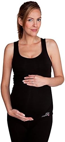 High Support Pregnancy Exercise Top, Jet Black