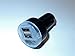 Produktbild 2-fach USB Auto KFZ Dual Lade-Adapter Doppel Ladegerät Zigarettenanzünder schwarz
