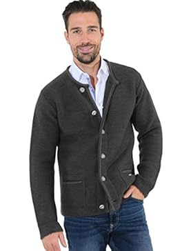 Herrenstrickjacke PETE Anthrazit - (HAUSSTEIN GREY)