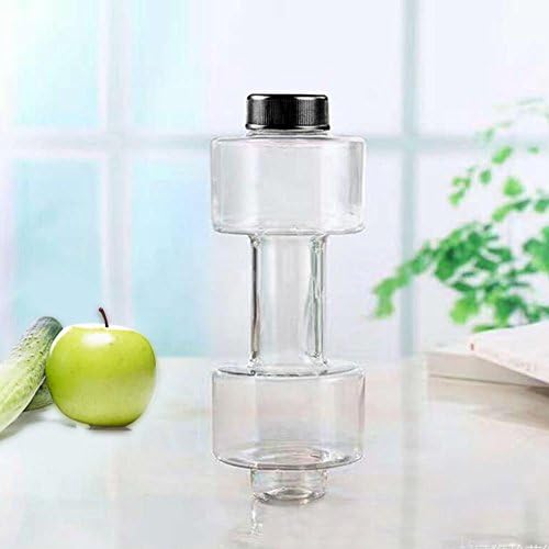 Tolina 500ml Dumbbells Sport Water Bottle Plastic water Bottle Creative Bottle Kettle LeaKproof good for exercise your arm
